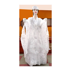 왕관 선녀복 (흰색) 대선녀복/신복/무속용품