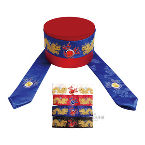 황금용 수 머리띠 (빨강,파랑,검정,흰색) 무속용품