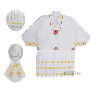 자미사 용수견장 작두복 (흰색) 신복/무속의상/용작두복/무속옷