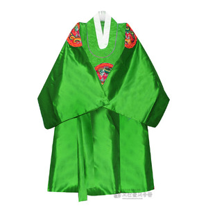 공단 곤룡포 (초록색) 성재의대 용포 민속의상 임금님옷 임금옷