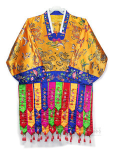(십장생) 연꽃작두복 (금색, 모자포함) 작두옷 무속옷 신복 무속의상