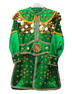 (공단) 장군복 (초록, 모자 포함) 장군의대 장군옷 신복 민속의상