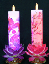 LED연꽃전기초-용,매화 (낱개)-리모콘