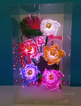 광섬유꽃-연꽃 칼라 (아크릴 大)