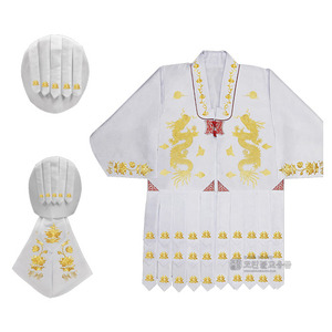 자미사 황금용 작두복 (흰색) 신복/무속의상/용작두복/무속옷