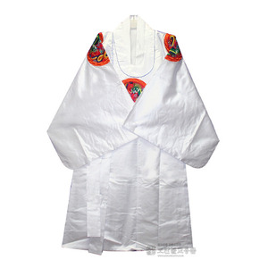 공단 곤룡포 (흰색) 성재의대 용포 민속의상 임금님옷 임금옷