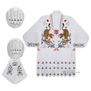 자미사 황금호랑이 작두복 (흰색) 신복/무속의상/산신작두복/무속옷