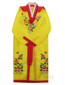 특몽두리 (달가라, 목단수) 몽두리복 몽두리옷 신복 무속의상 무속옷