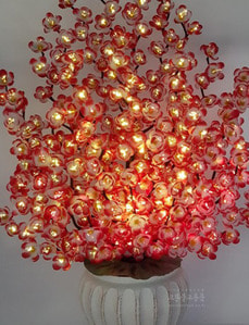 광섬유꽃-매화꽃 (빨강)