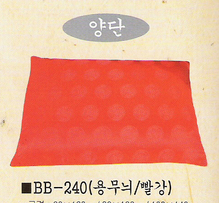 스님예불용방석 (양단,빨강) 용무늬